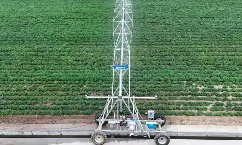 Linear Irrigation Machine Benefits for Large-Scale Farming
